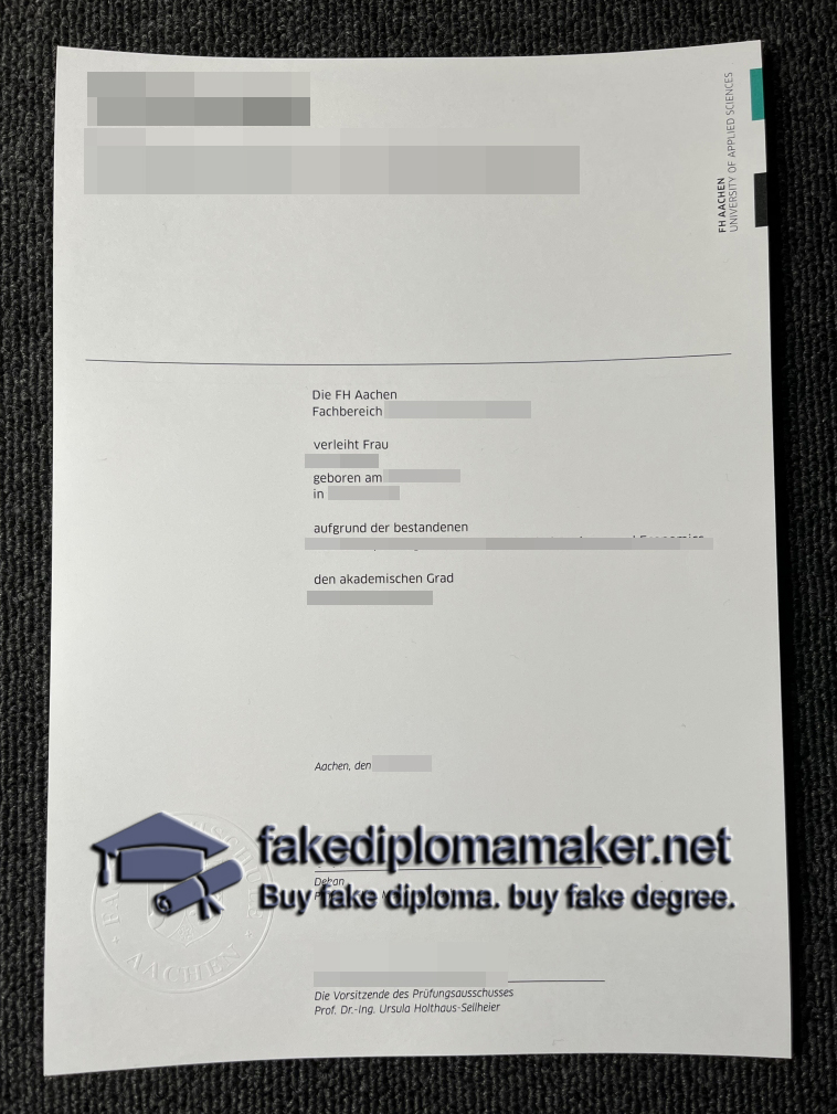 FH Aachen diploma