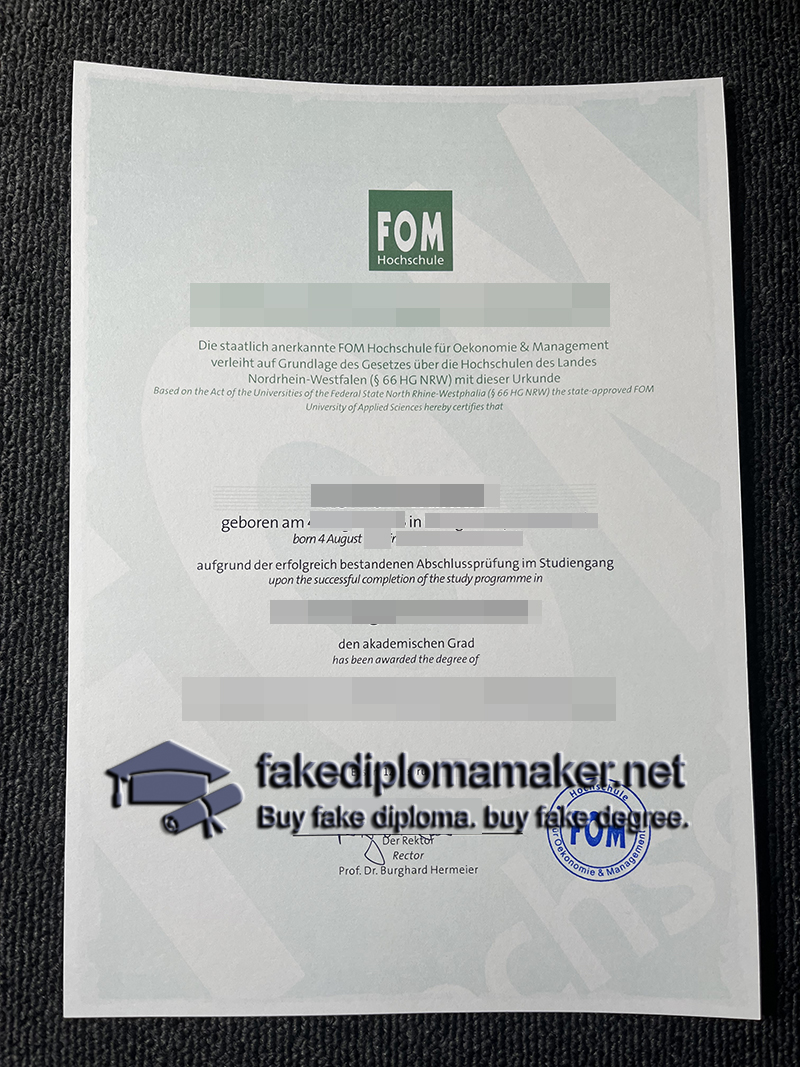 FOM diploma