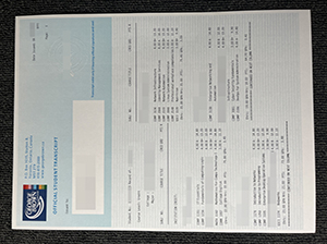George Brown College transcript copy