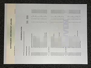 KU Leuven transcript copy