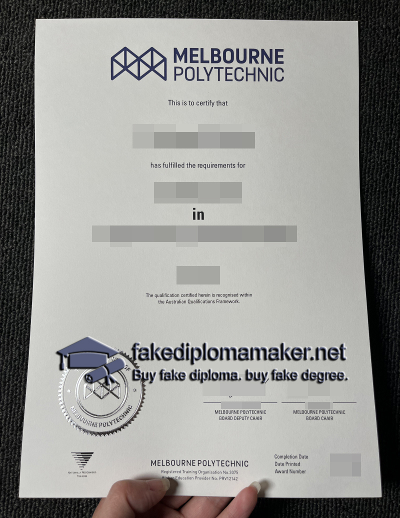 Melbourne Polytechnic degree