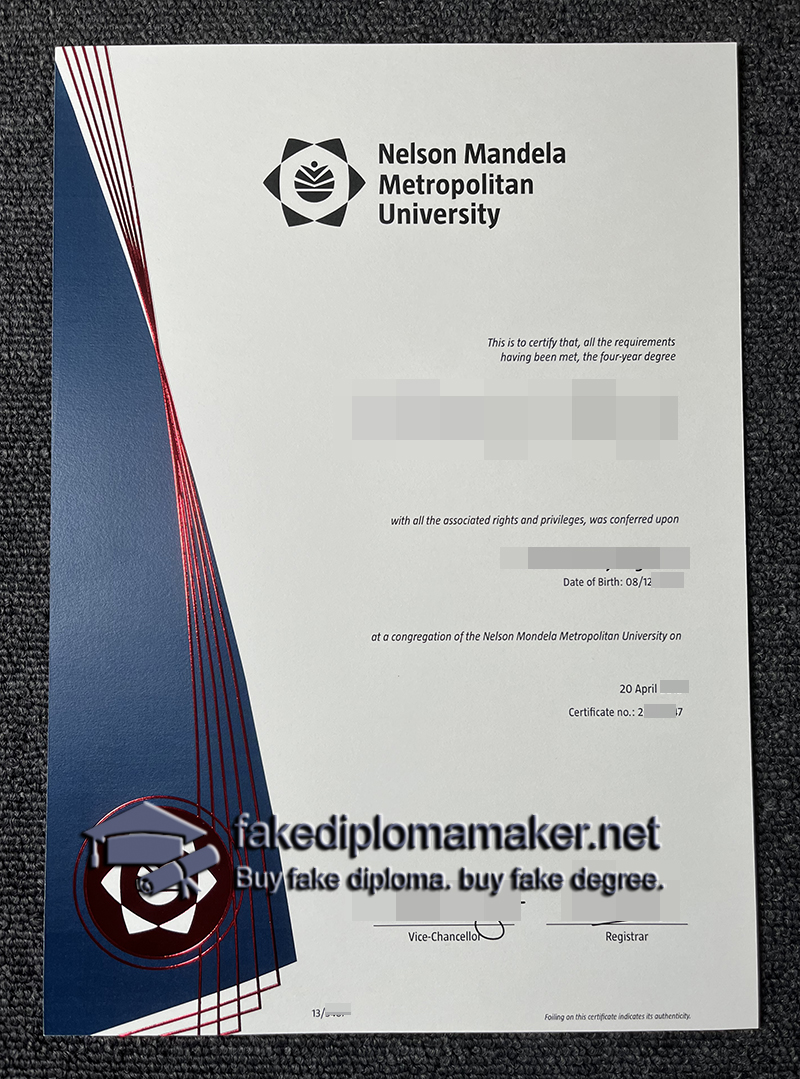 NMMU diploma