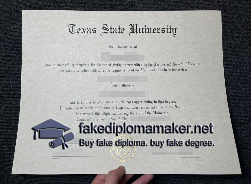 Texas State University degree