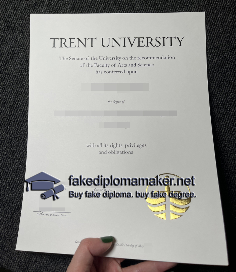 Trent University degree