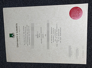 University of Limerick degree copy