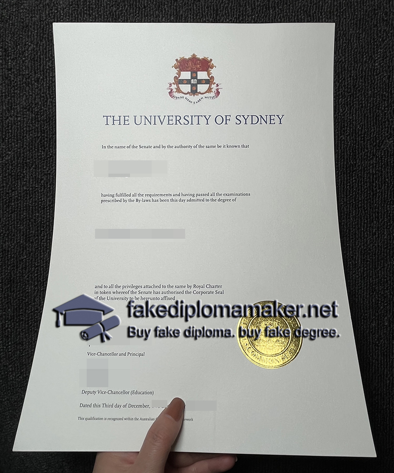 University of Sydney degree