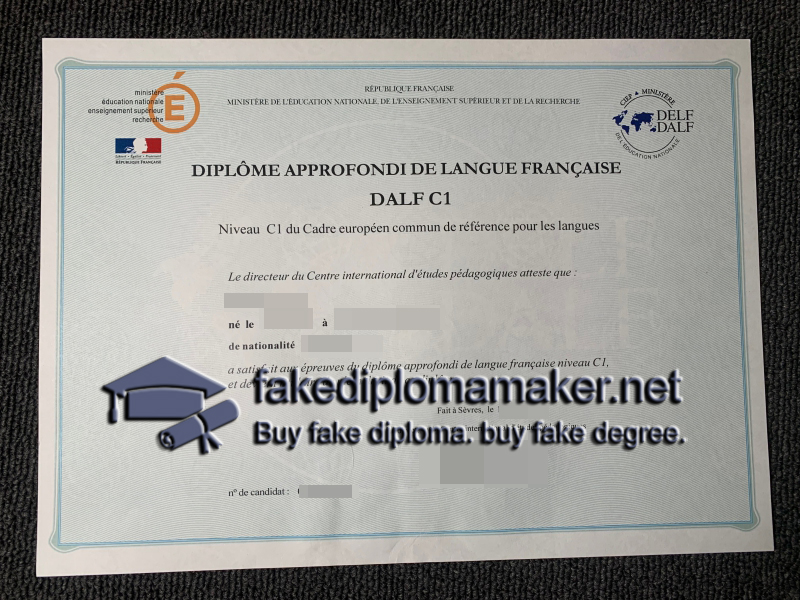 DALF C1 Certificate