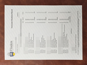 Flinders University transcript copy