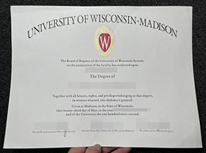UW–Madison degree copy