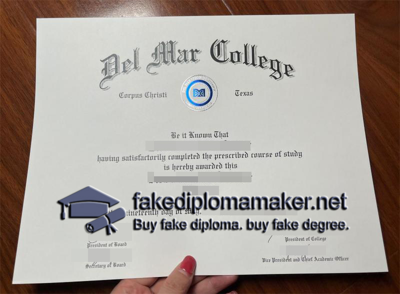Del Mar College diploma