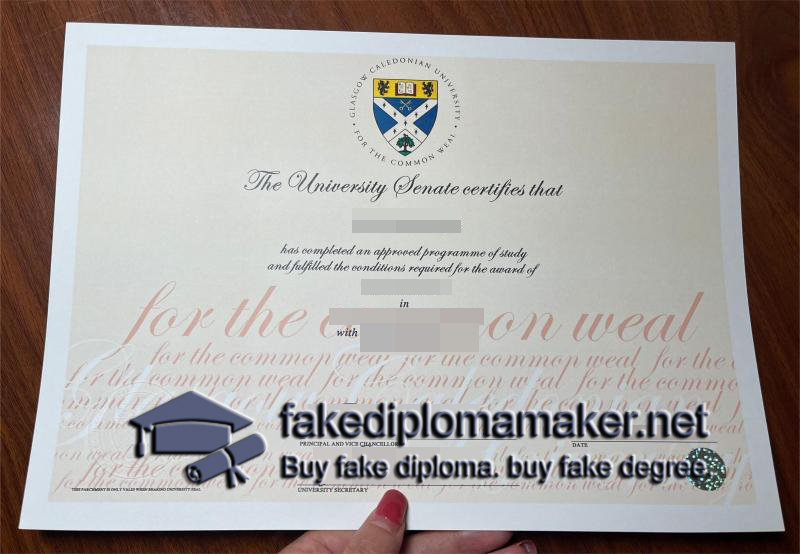 Glasgow Caledonian University degree