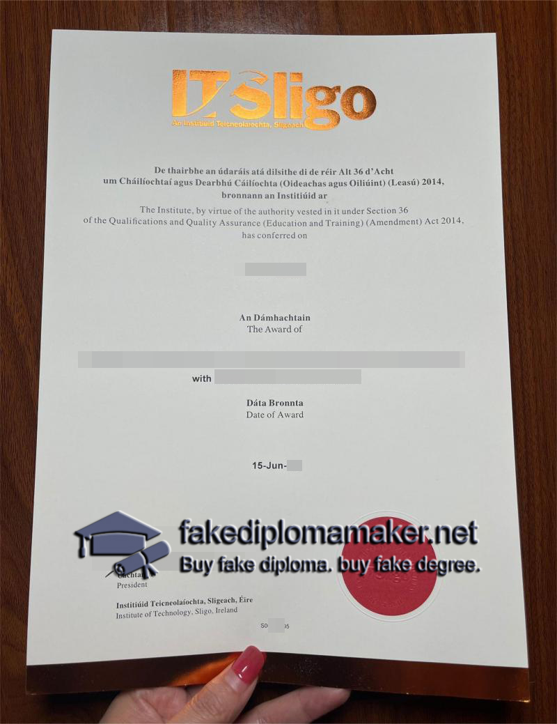 Institute of Technology Sligo diploma