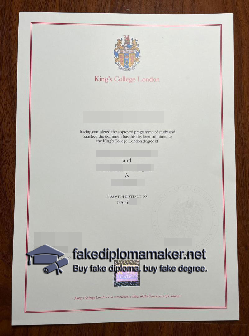 KCL diploma
