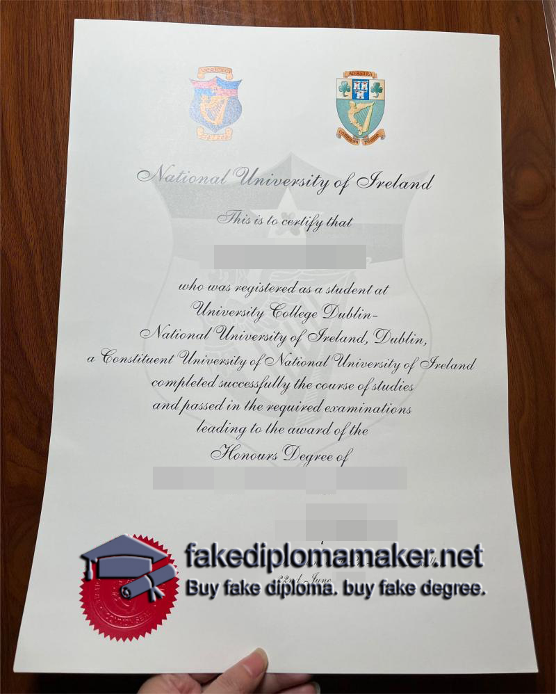 National University of Ireland diploma