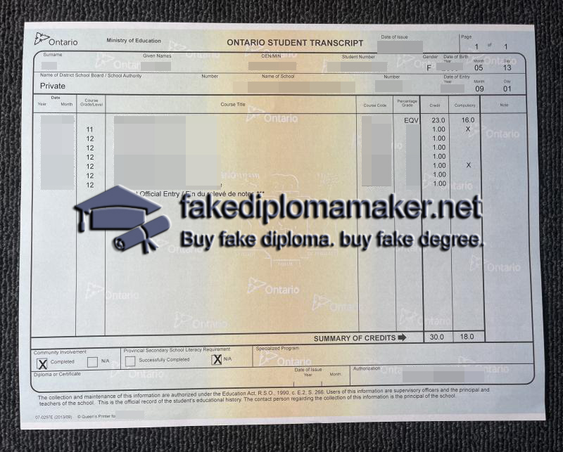 OSSD transcript