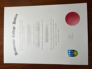 University College Dublin diploma copy
