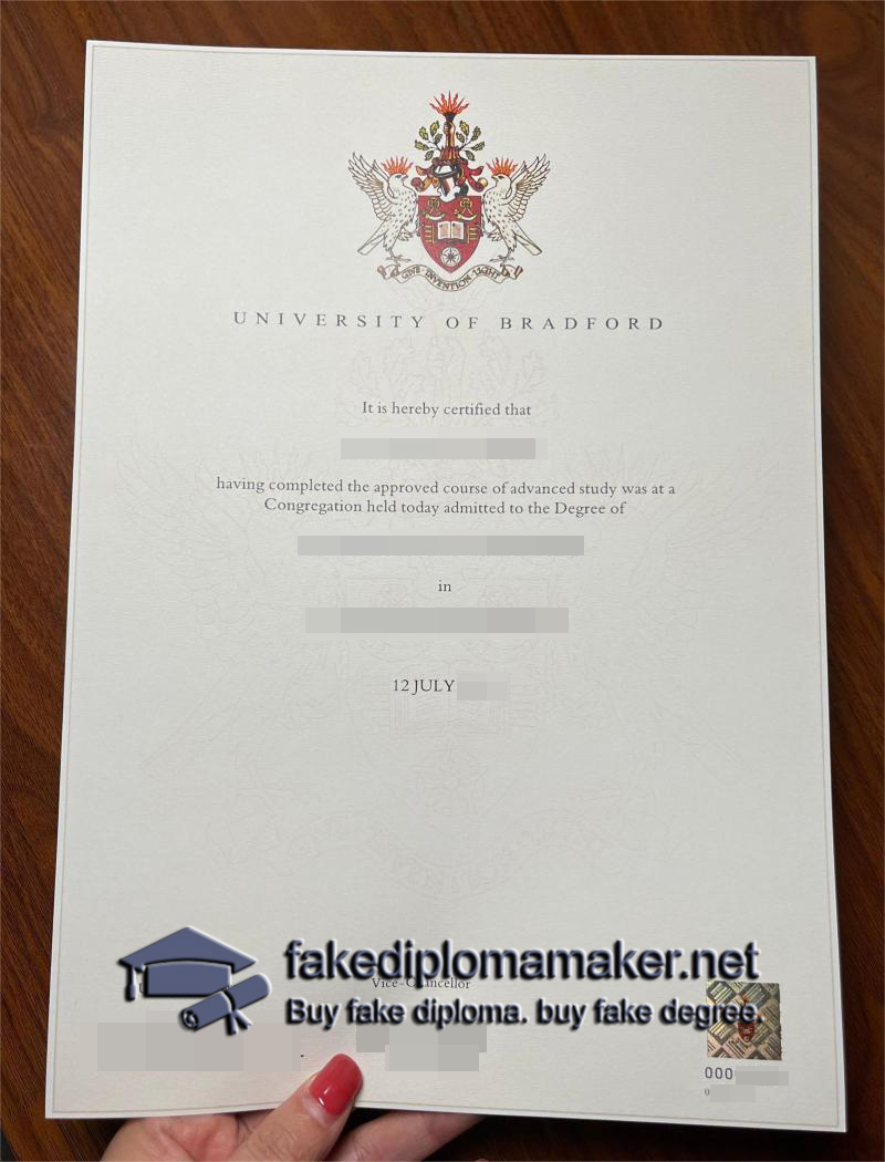 University of Bradford diploma