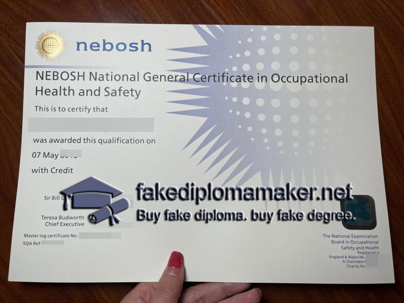 NEBOSH IGC Certificate