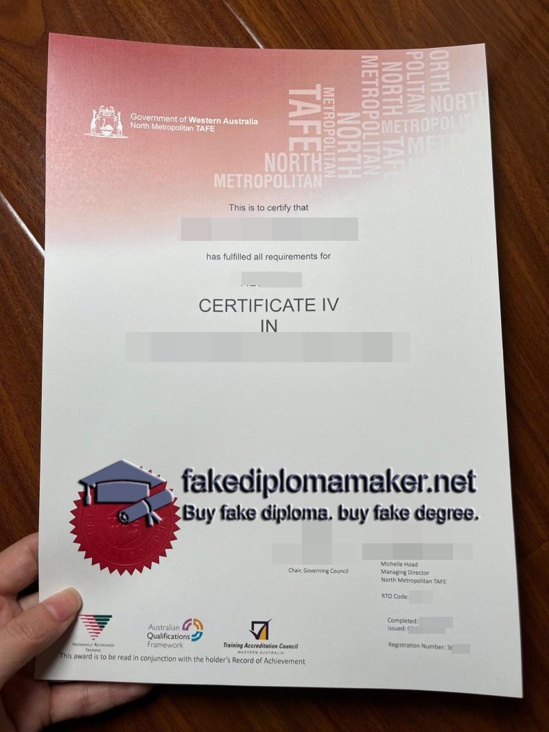 TAFE North Metropolitan Certificate