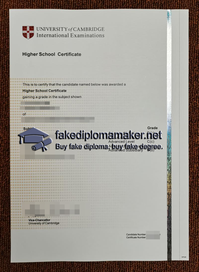Cambridge Higher School Certificate