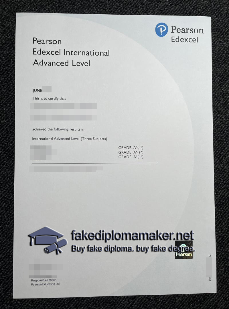 Pearson Edexcel IAL Certificate