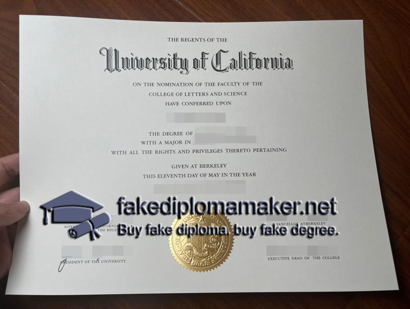 UC Berkeley diploma