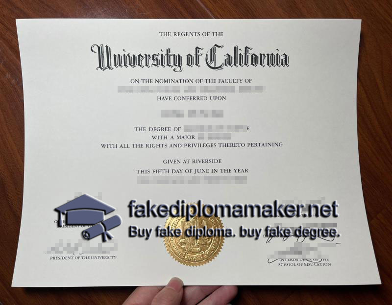UCR diploma