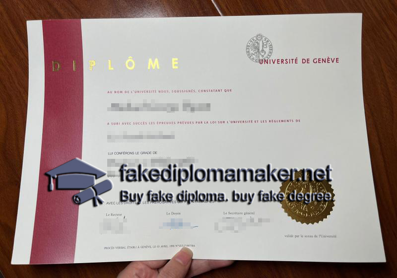 University of Geneva diploma