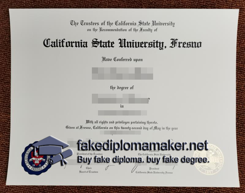 Fresno State diploma