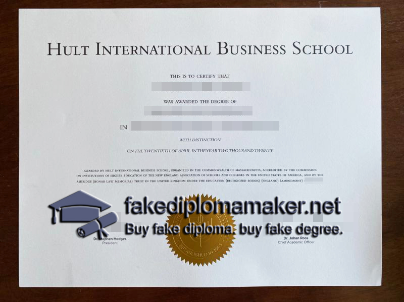 Hult International Business School diploma