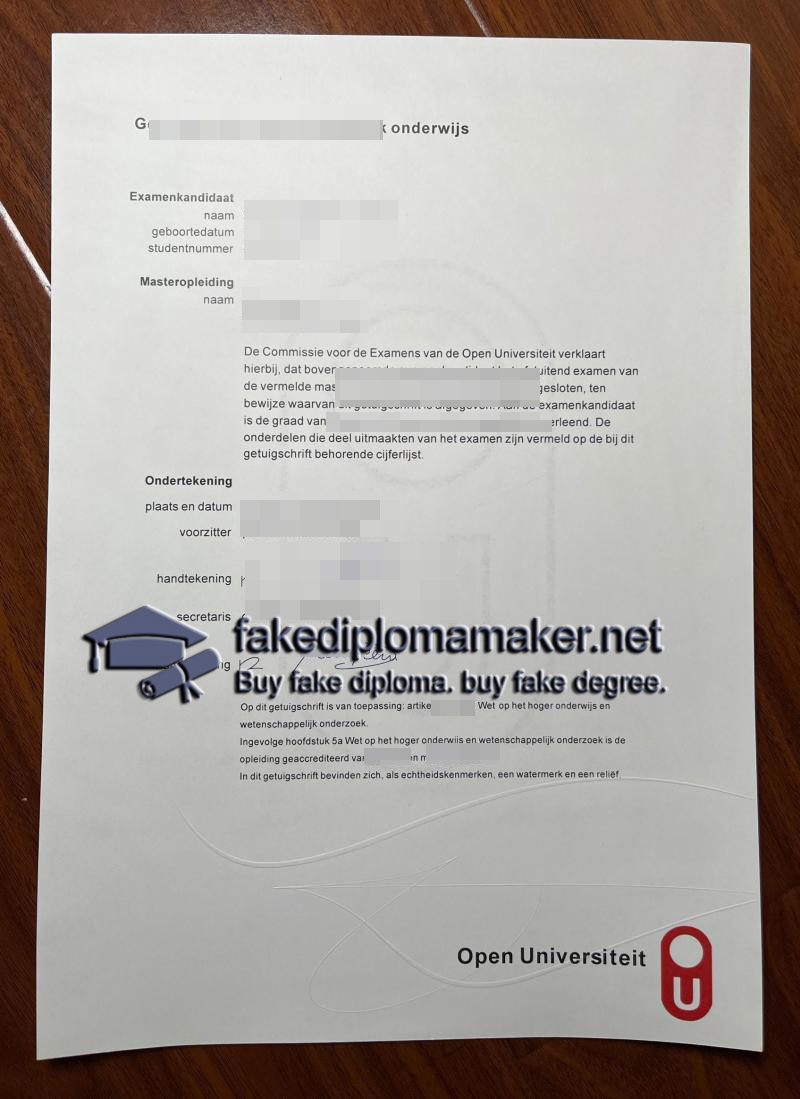 Open Universiteit diploma