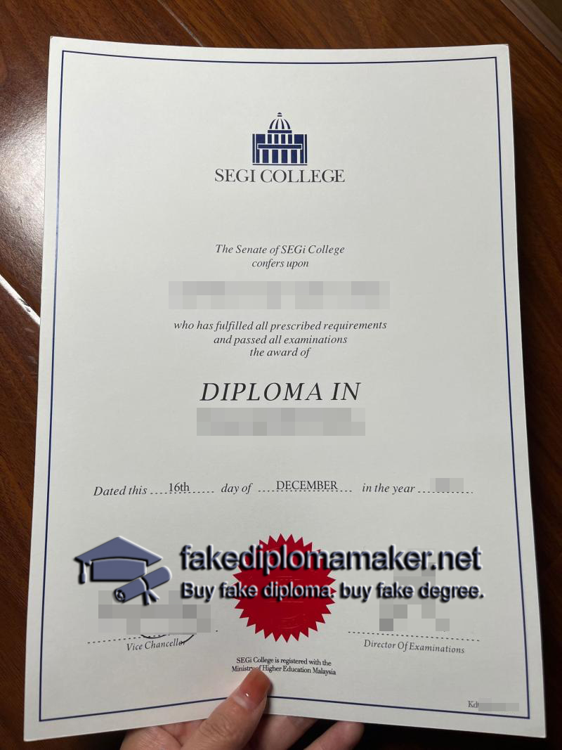 SEGi College diploma