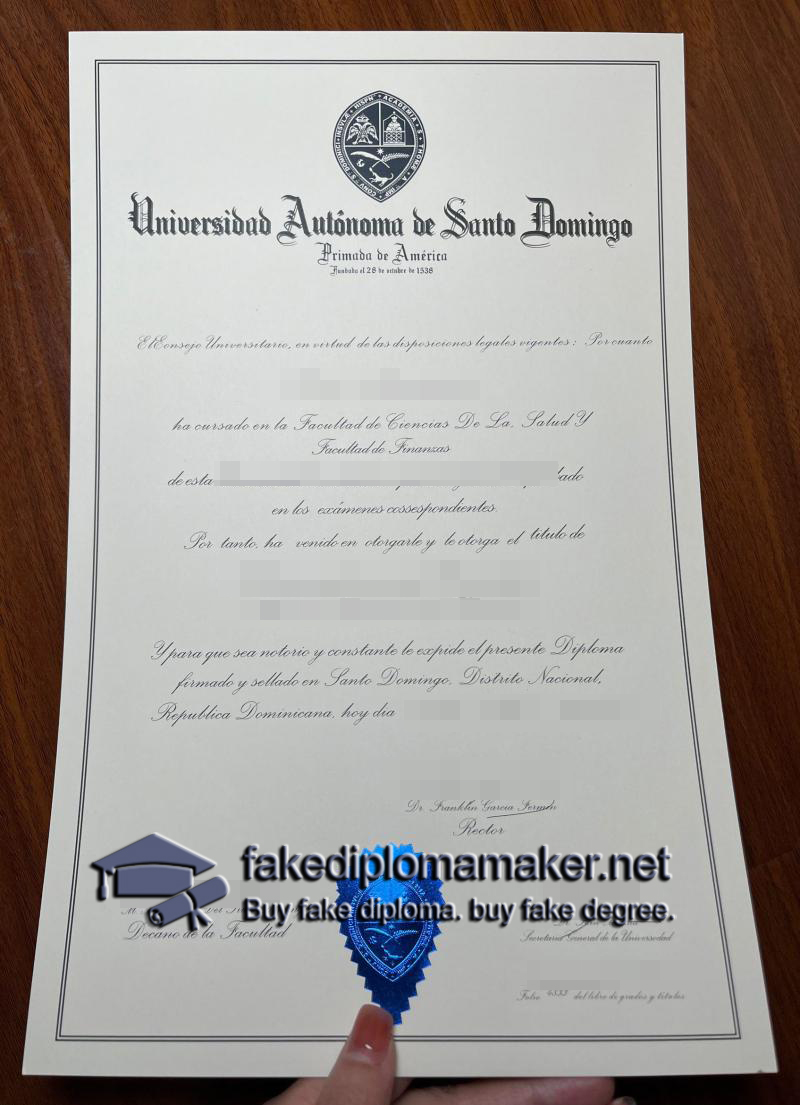 UASD diploma