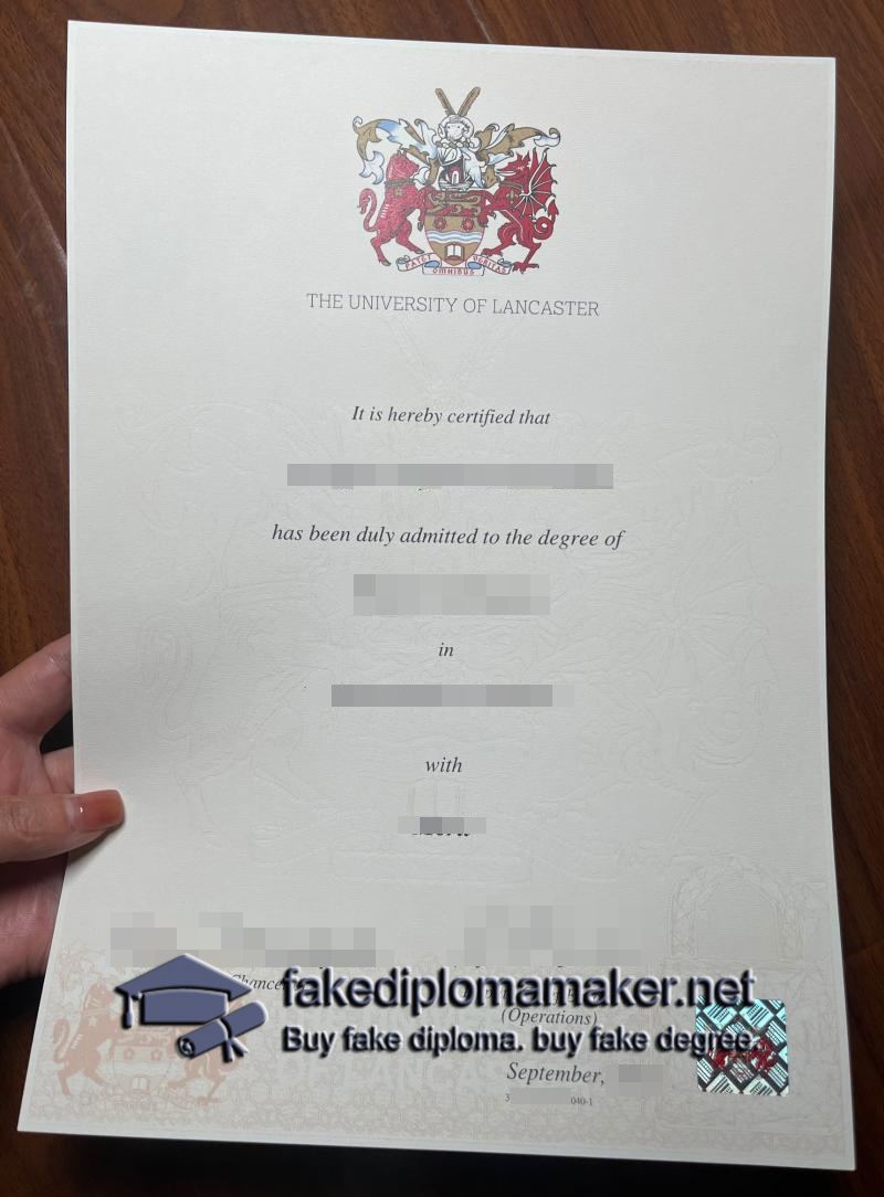 University of Lancaster diploma