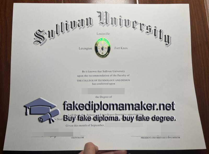 Sullivan University diploma