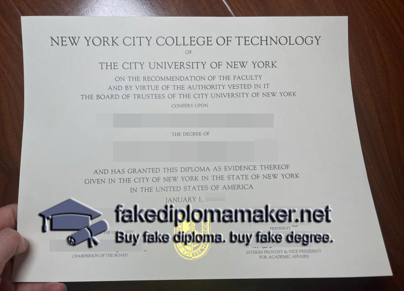 City Tech diploma