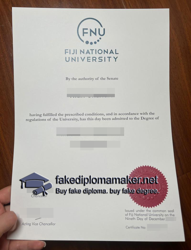Fiji National University diploma