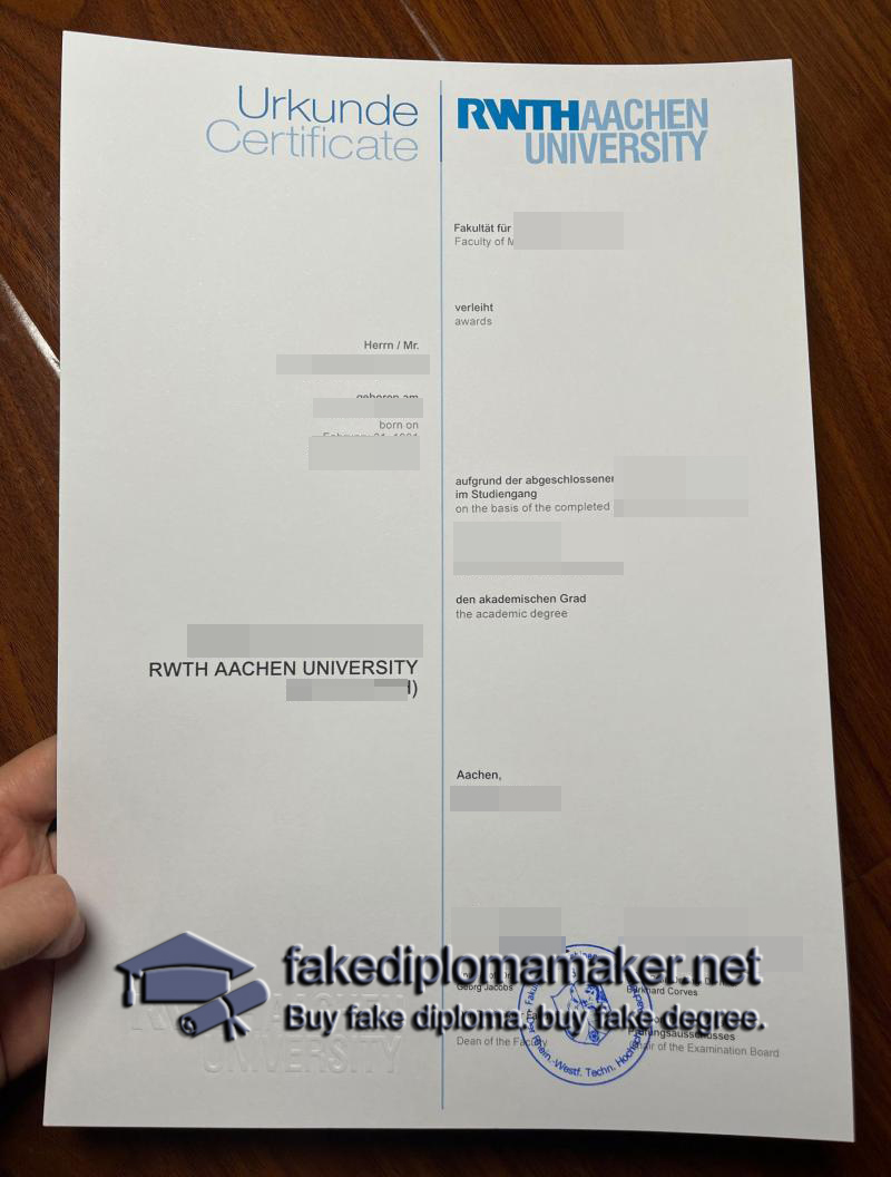 RWTH Aachen degree