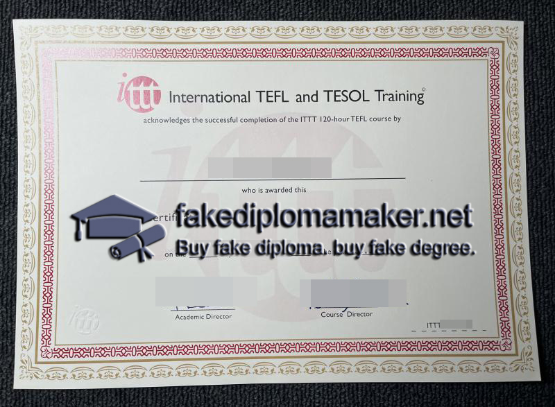 ITTT Certificate