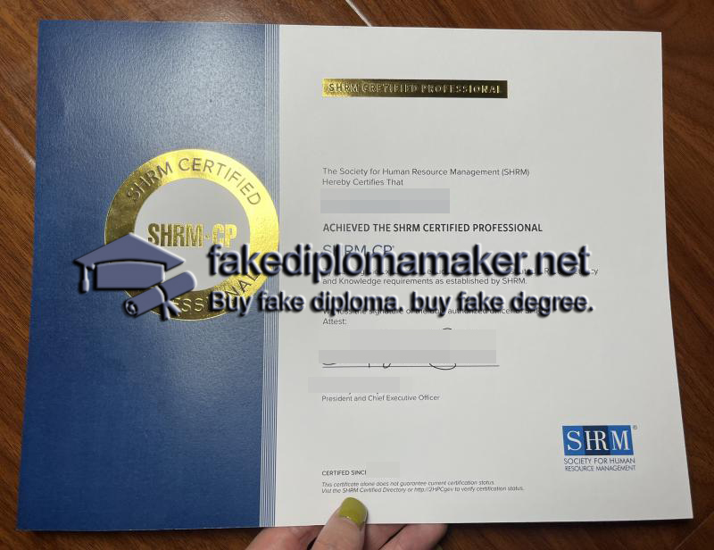 SHRM Certificate