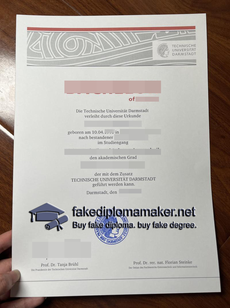 Technische Universität Darmstadt Urkunde