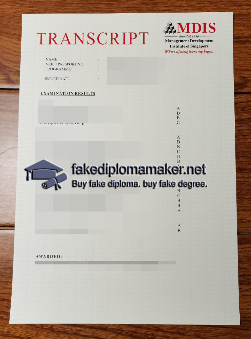 MDIS transcript