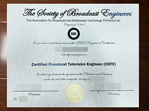 CBTE Certificate copy