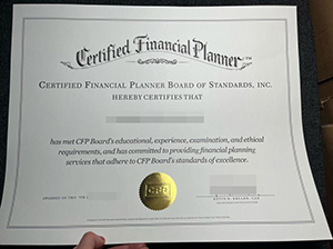CFP Certificate replica