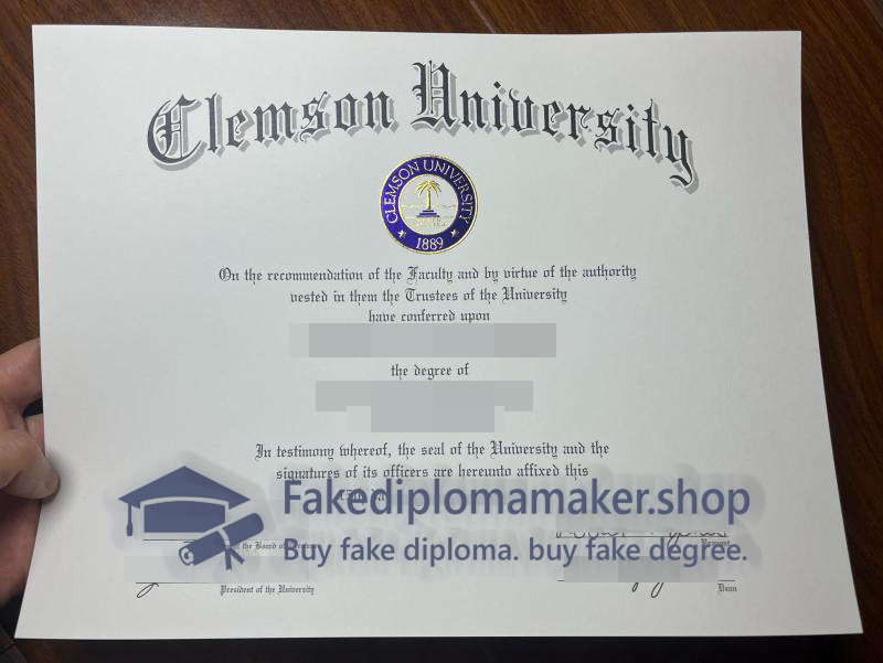Clemson University degree