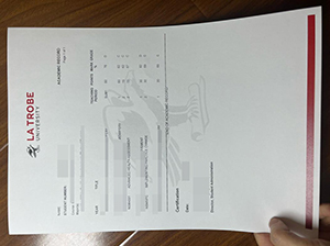 La Trobe University academic transcript copy