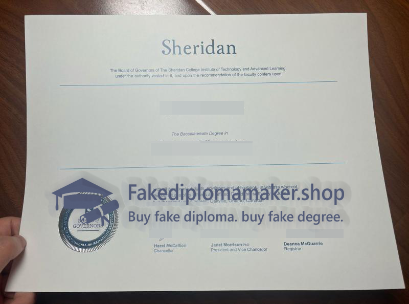 Sheridan College degree
