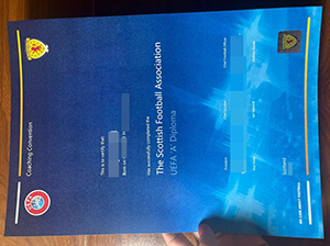 UEFA A diploma replica