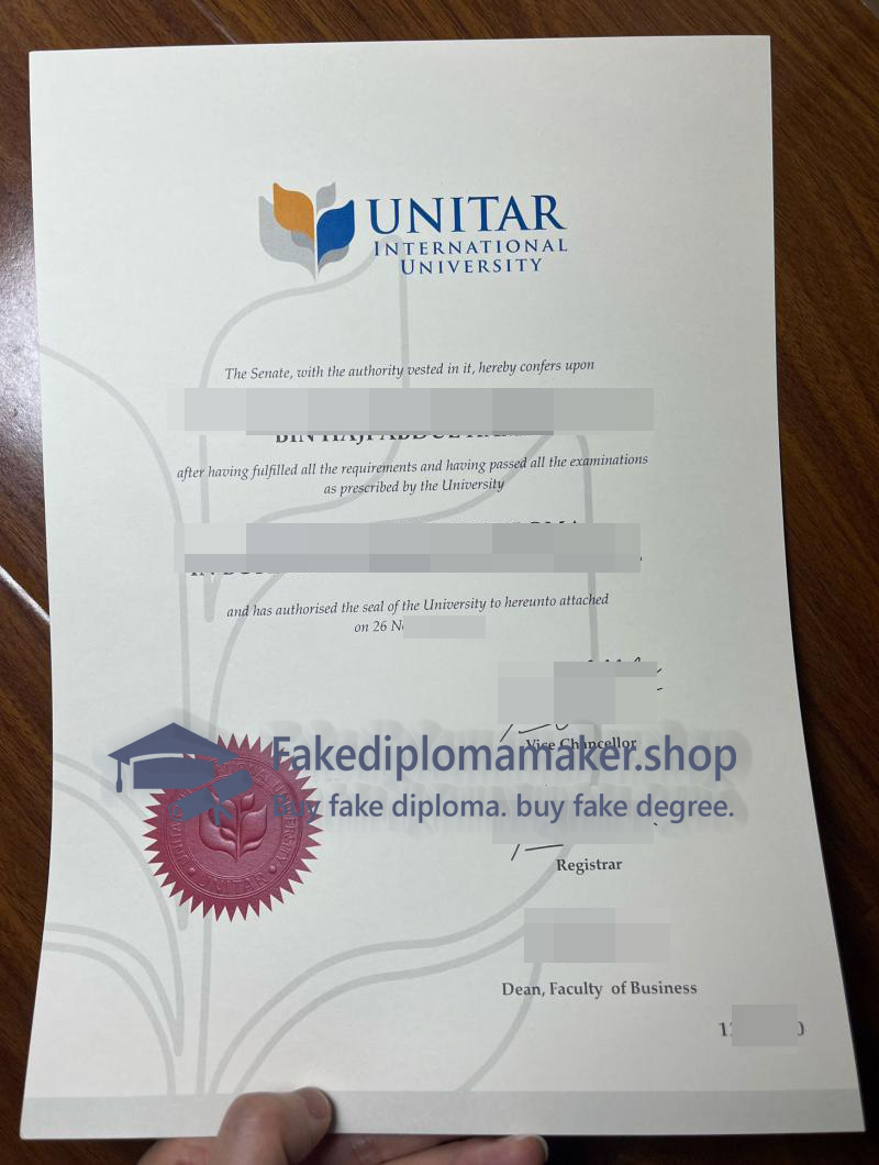 UNITAR diploma