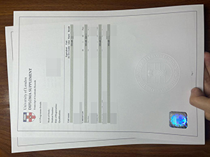 University of London diploma supplement copy